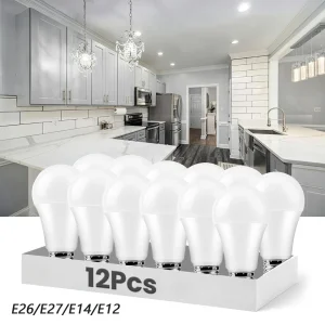 12 pièces ampoule LED 110V 3W 6W 9W 12W 15W 18W 20W ampoules d&rsquo;éclairage LED d&rsquo;intérieur E27 E26 E14 E12 lampe à LED pour la maison