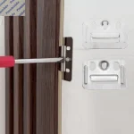 Supports de fixation de panneau mural en PVC WPC, Clip métallique pour panneau mural cannelé, 200 pièces