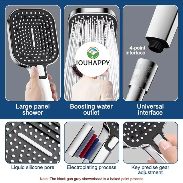 Pommeau de douche à main à superchararge à pression – vue 4