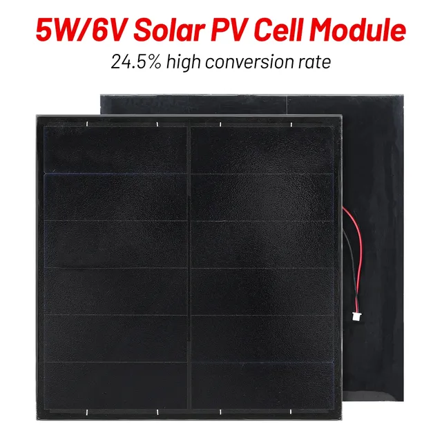 Mini panneau solaire 5W 6V