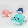 Jouet bain flottant trio baleines mignonnes yeux… – vue 2