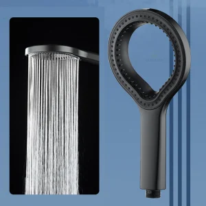 Pommeau de douche haute pression, Design d’anneau, rehausseur de salle de bains, pomme de douche à main, pomme de douche à pluie, accessoires de salle de bains Pommeau de douche haute pression, Design d’anneau, rehausseur de salle de bains, pomme de douche à main, pomme de douche à pluie, accessoires de salle de bains