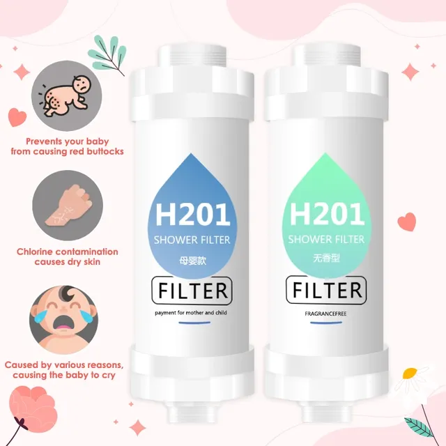 Nouveau filtre de douche – vue 3