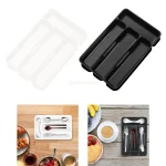 Organisateur d&rsquo;argenterie fourchettes couverts porte-argenterie plateau à couverts polyvalent plateau à couverts organisateur d&rsquo;ustensiles plateau d&rsquo;argenterie