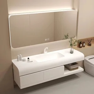 Meubles De salle De bains lavabo flottant armoire De salle De bains applique murale moderne évier armoire rangement miroir Armario De Banheiro maison Meubles De salle De bains lavabo flottant armoire De salle De bains applique murale moderne évier armoire rangement miroir Armario De Banheiro maison