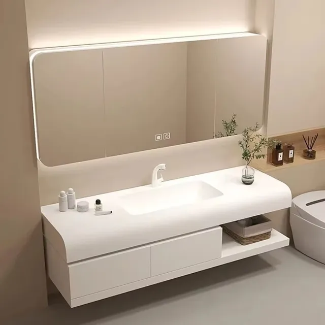 Meubles De salle De bains lavabo flottant armoire De…