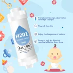 Nouveau filtre de douche, filtre de pomme de douche, élimination du chlore de cheveux/peau doux, accessoires de salle de bains