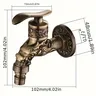 Robinet de Machine à laver de Style européen Antique – vue 5