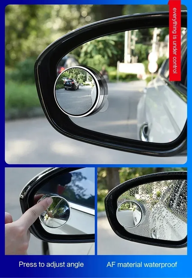 Rétroviseur de voiture grand Angle 360 degrés réglable… – vue 4
