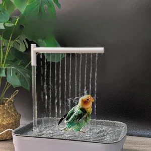 Baignoire automatique pour oiseaux, avec eau courante, boîte de douche électrique USB pour tourtereau, furet, calopsitte, fournitures pour oiseaux Baignoire automatique pour oiseaux, avec eau courante, boîte de douche électrique USB pour tourtereau, furet, calopsitte, fournitures pour oiseaux