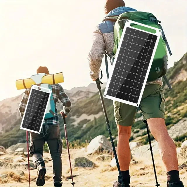 Panneau solaire avec USB – vue 3