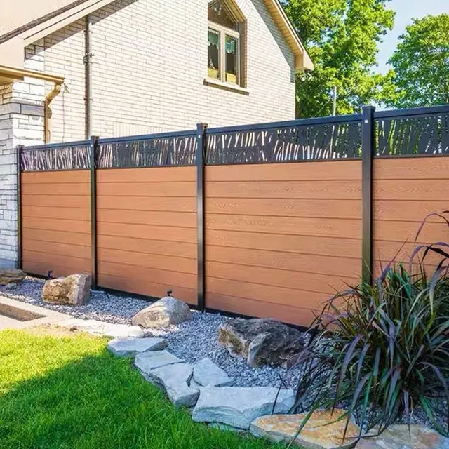 6x6ft cadre en aluminium WPC bois Composite panneaux de… – vue 4