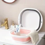 Lavabo pliant multifonctionnel, Portable, léger, suspendu, pour outil de lavage de Camping