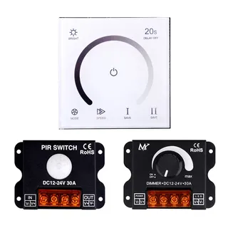DC12V-24V LED variateur panneau tactile contrôleur de commande…