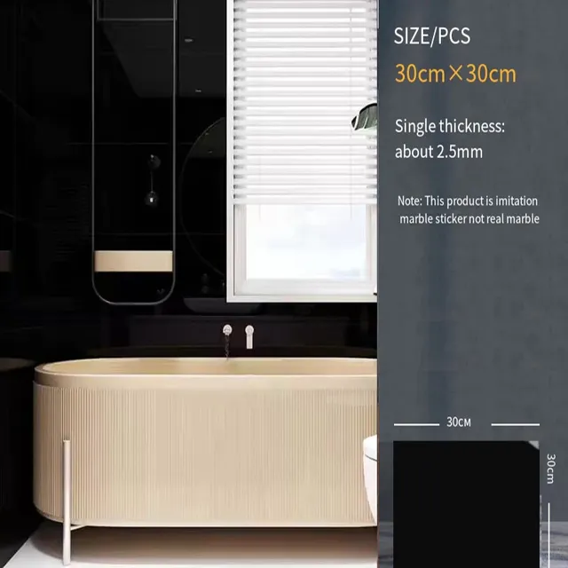 Papier peint vinyle autocollants pelable imperméable… – vue 2