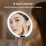 Miroir de maquillage de bureau avec lumière LED – vue 3