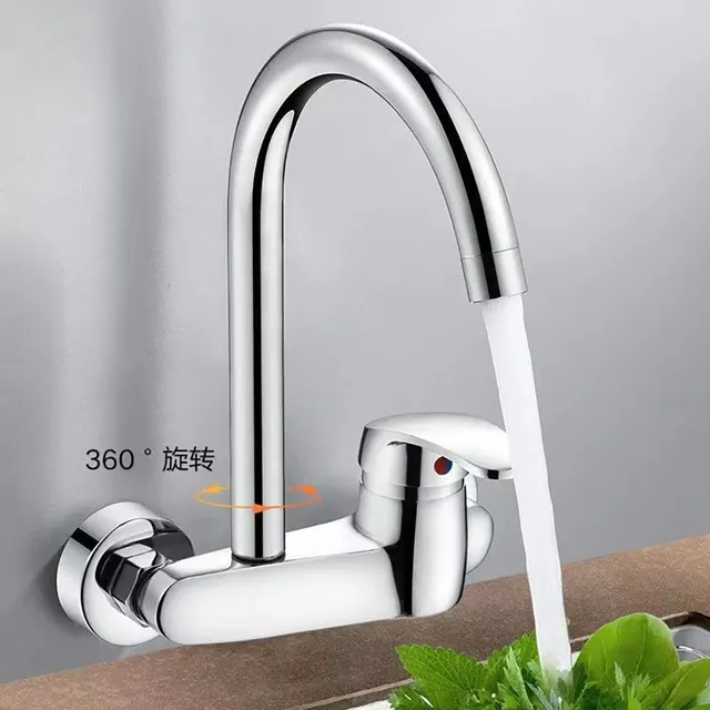 Mitigeur mural monocommande lavabo cuisine bec haut… – vue 2