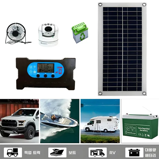 Kit de panneaux solaires 100W – vue 3