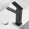 Robinet de lavabo carré en acier inoxydable – vue 6