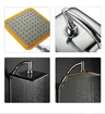 Pommeau de douche à pluie à 360 degrés – vue 2