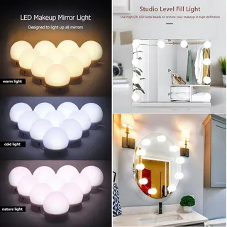 Lumière de remplissage pour miroir de maquillage LED