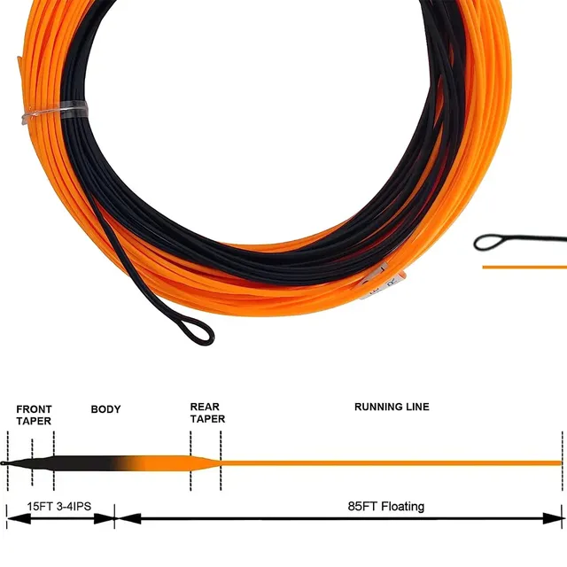 Aventik 100FT pointe coulante ligne flottante ligne de… – vue 3