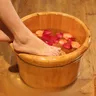Bassin de bain de pieds en bois pour femmes et hommes – vue 2