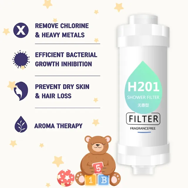 Nouveau filtre de douche – vue 2
