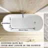 Polymères de baignoire coordonnants extra-longs avec… – vue 3