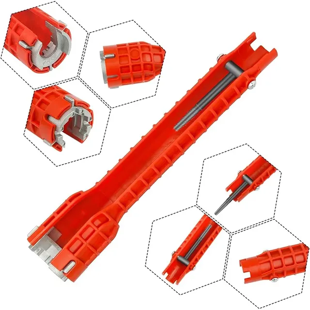 Clé lavabo multifonction quatorze fonctions plastique… – vue 3