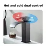 Lavabo cascade robinet en acier inoxydable noir avec… – vue 3
