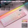 AULA F108 pro clavier Bluetooth sans fil clavier de jeu… – vue 5