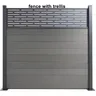 6x6ft cadre en aluminium WPC bois Composite panneaux de… – vue 6