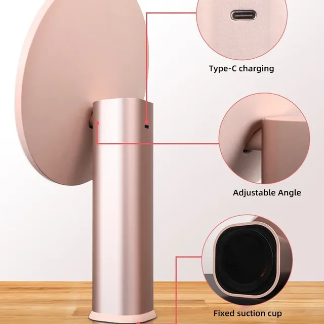 Miroir de maquillage de bureau avec lumière LED – vue 6