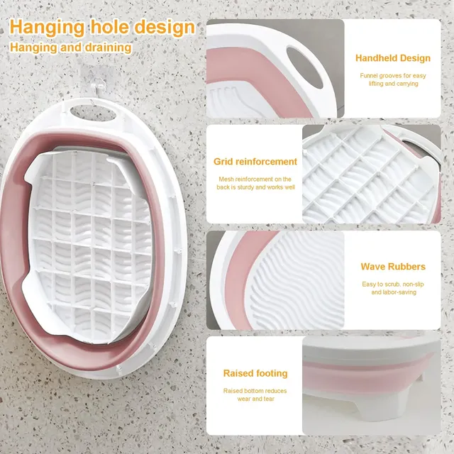 Bassin pliable Portable pour lavage des mains – vue 3