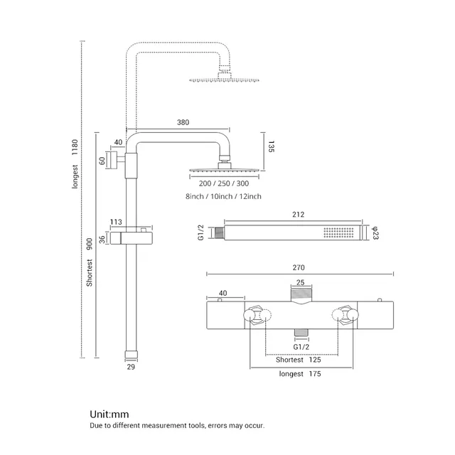 Robinet thermostatique de salle de bain – vue 4