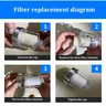 Filtre de douche robinet purificateur d'eau bain douche… – vue 6