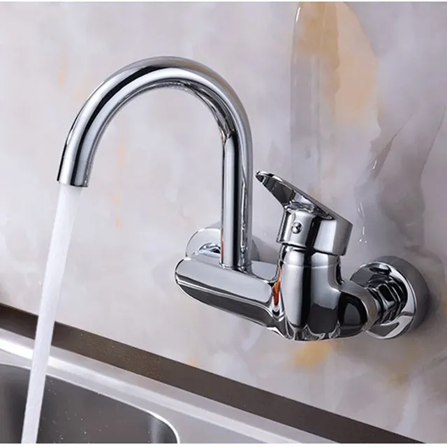 Mitigeur mural monocommande lavabo cuisine bec haut… – vue 4