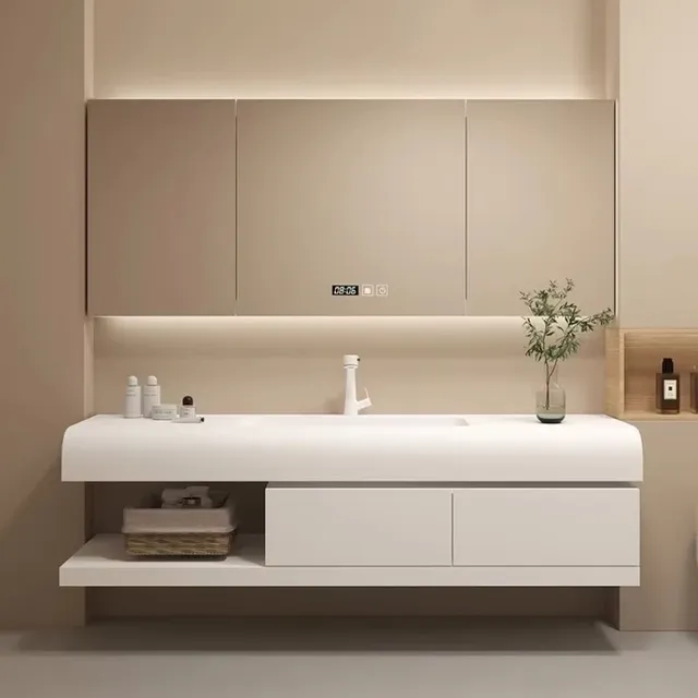 Meubles De salle De bains lavabo flottant armoire De… – vue 4