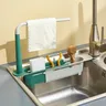 Évier de cuisine avec étagère télescopique – vue 2