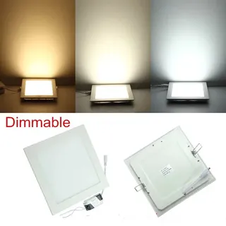 Spot lumineux LED carré encastrable pour le plafond