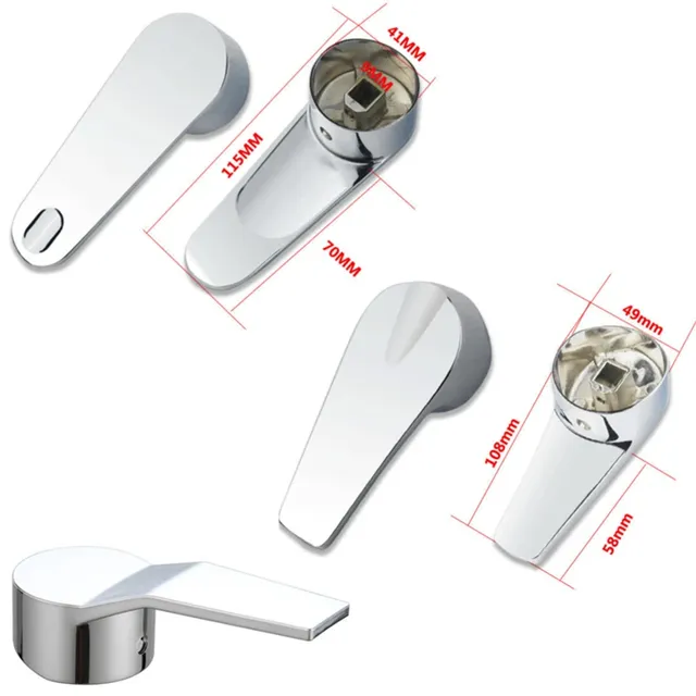 Kit de poignée de rechange pour robinet de salle de bains – vue 3