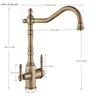 Robinet de cuisine Antique en laiton filtré – vue 3