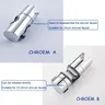 Support douche coulissant chromé réglable rail ABS… – vue 5