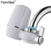 Purificateur eau robinet cartouche céramique lavable charbon actif antibactérien antichlore antimétaux élimination plomb cadmium chrome installation facile adaptateur universel compact