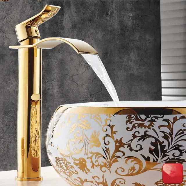 Vasque rectangulaire céramique baroque luxe blanc… – vue 3