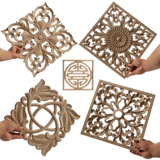 Applique décorative en bois Unique