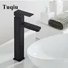 Mitigeur lavabo bain noir mat inox 304 monocommande bec… – vue 5