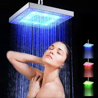 Pommeau de douche avec lumière Led