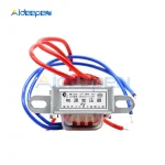 Alimentation électrique AC 220V à 6V 9V 12V Tension 1W EI Noyau de cuivre 50Hz ~ 60Hz Tension unique 2 lignes Cuivre
